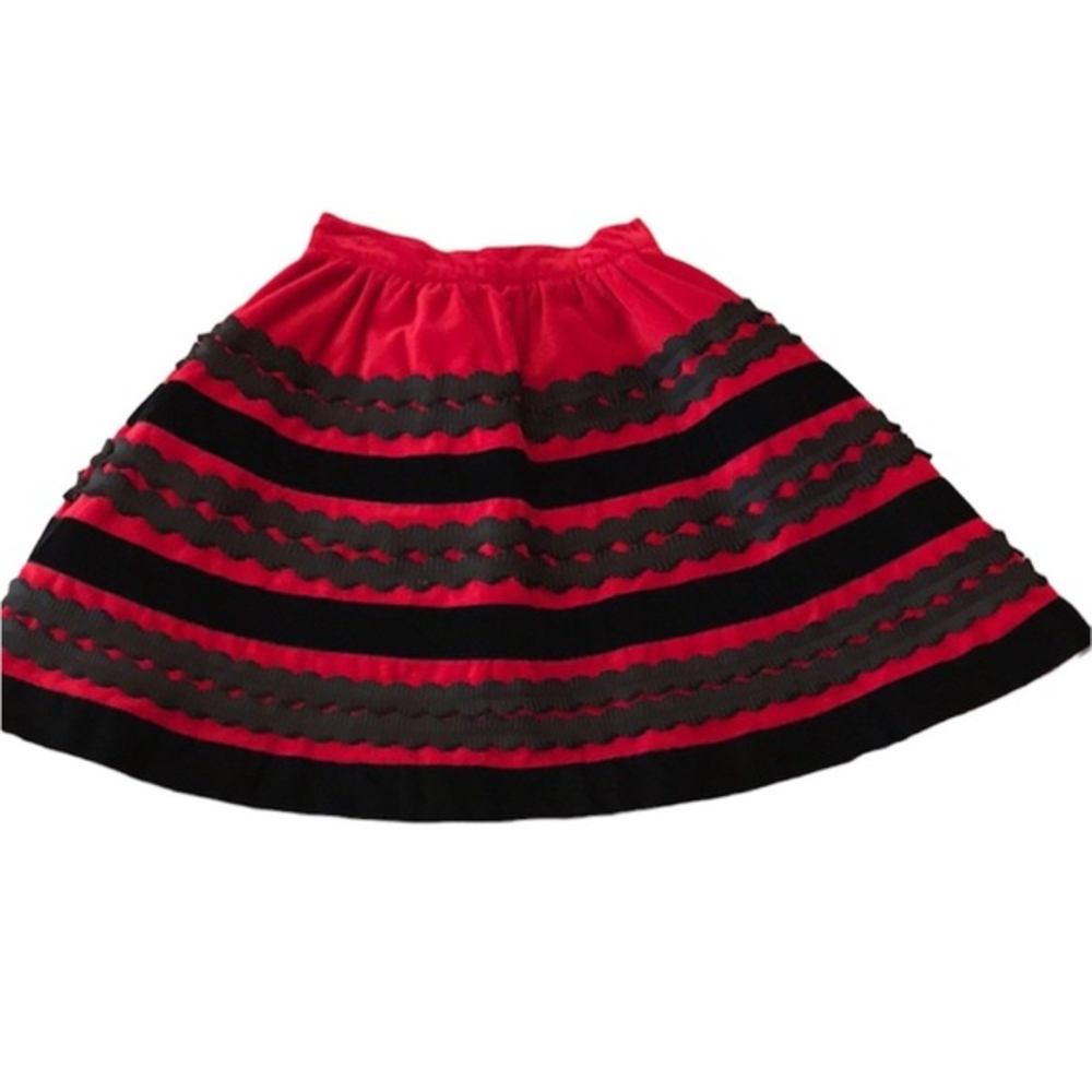 Gorgeous Girls‎ Skirt - Size 5 Red and Black